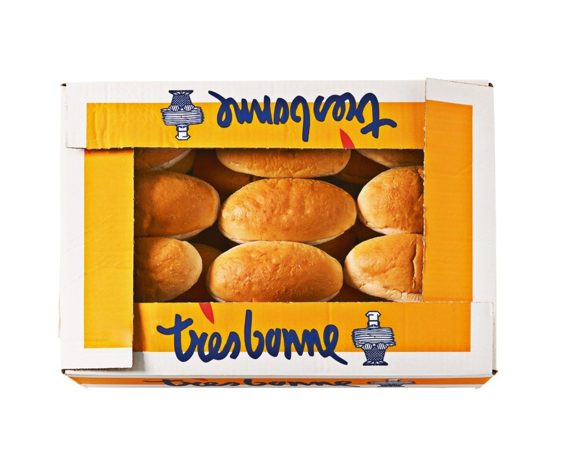 Tres Bonne Puntbroodje Wit Gesneden 24st